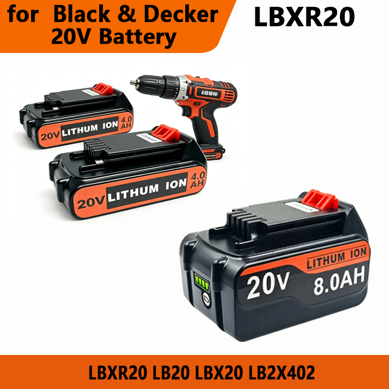 for 3/4/6/8Ah Long Runtime BL2 - Black+Decker Tool Cordless recension och pris