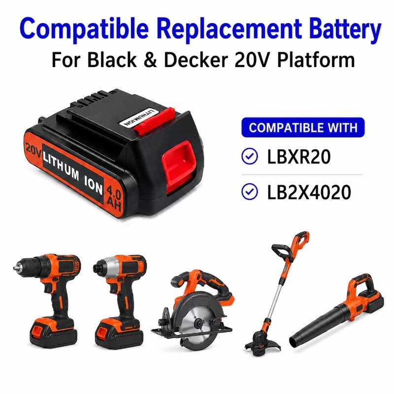for 3/4/6/8Ah Long Runtime BL2 - Black+Decker Tool Cordless recension och pris