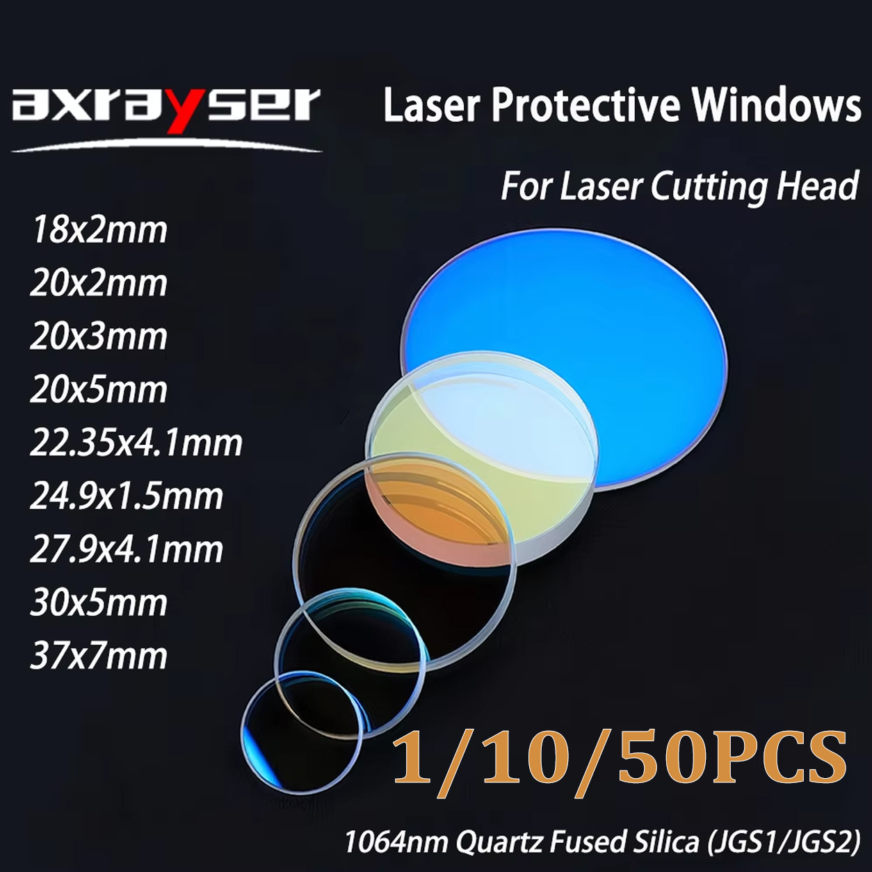 1/10/50PCS Fiber Laser Protect - Industrial Fiber Laser recension och pris