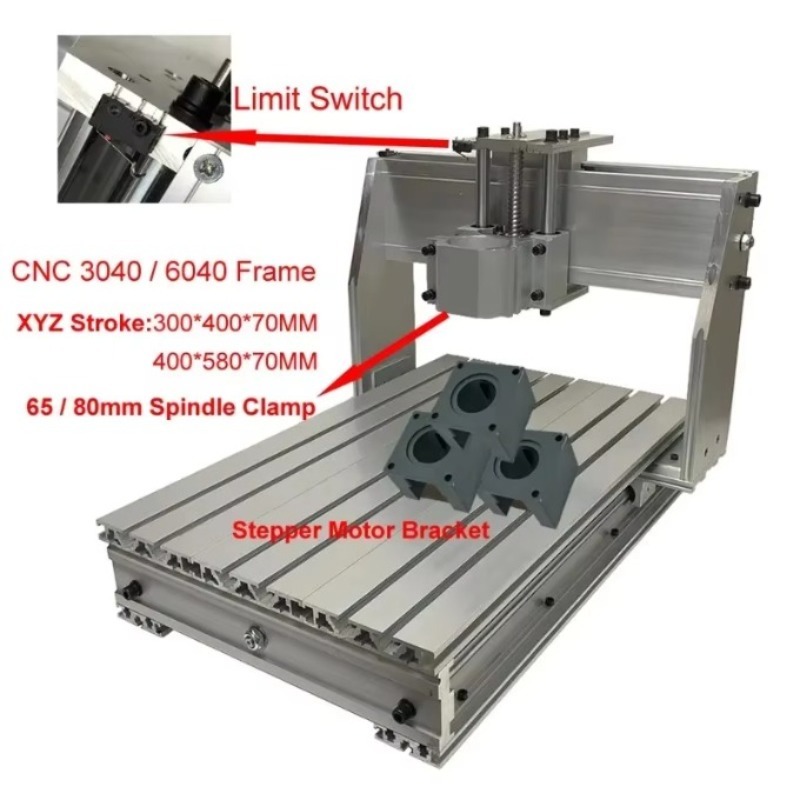 Aluminum CNC 3040 6040 Frame K - Cnc Milling Machine recension och pris