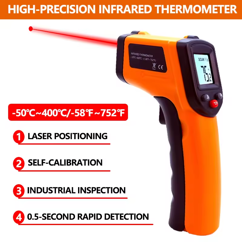 Handheld Infrared Thermometer  - Industrial Laser Thermometer Gun recension och pris